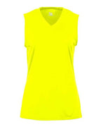 Badger Women's B-Core Sleeveless T-Shirt (Part 2 of 2) - Safety Yellow