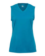 Badger Women's B-Core Sleeveless T-Shirt (Part 1 of 2) - Electric Blue