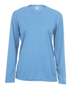 Badger Women's B-Core Long Sleeve T-Shirt (Part 1 of 2) - Columbia Blue
