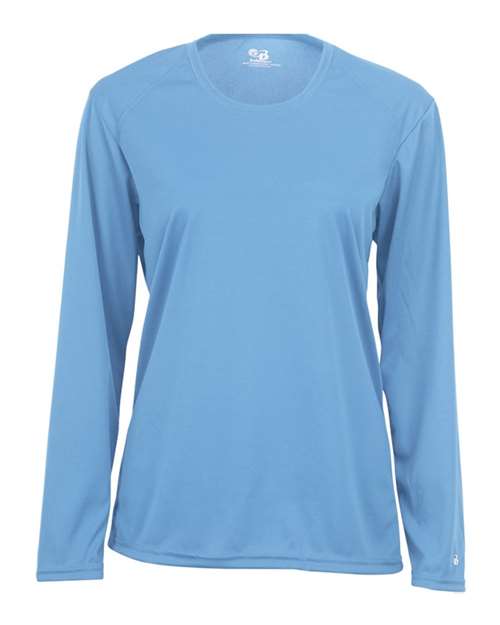 Badger Women's B-Core Long Sleeve T-Shirt (Part 1 of 2) - Columbia Blue