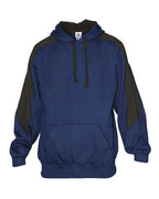 Badger Unisex Saber Hooded Sweatshirt - Royal/ Charcoal