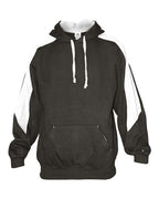 Badger Unisex Saber Hooded Sweatshirt - Charcoal/ White