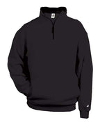 Badger Men's Quarter-Zip Sweatshirt - Black