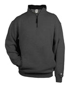 Badger Men's Quarter-Zip Sweatshirt - Charcoal