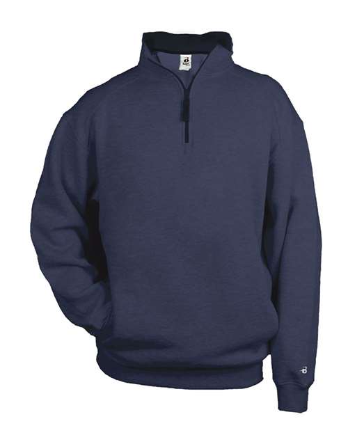 Badger Men's Quarter-Zip Sweatshirt - Navy