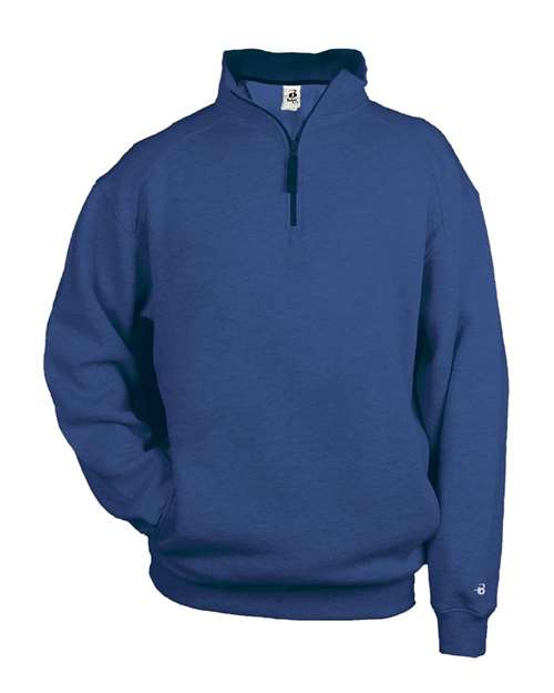 Badger Men's Quarter-Zip Sweatshirt - Royal