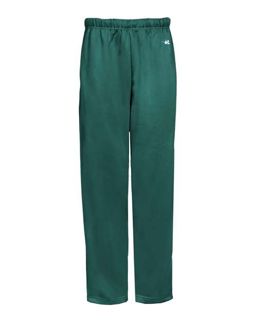 Badger Unisex Performance Fleece Open-Bottom Sweatpants - Forest