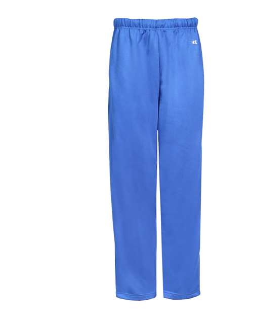 Badger Unisex Performance Fleece Open-Bottom Sweatpants - Royal