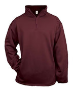 Badger Men's Performance Quarter-Zip Pullover - Maroon