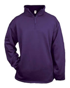 Badger Men's Performance Quarter-Zip Pullover - Purple