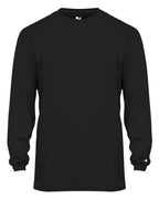 Badger Youth B-Core Long Sleeve T-Shirt - Black