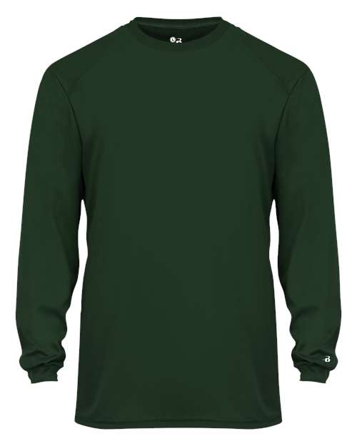 Badger Youth B-Core Long Sleeve T-Shirt - Forest