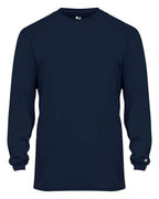 Badger Youth B-Core Long Sleeve T-Shirt - Navy