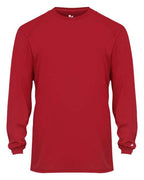 Badger Youth B-Core Long Sleeve T-Shirt - Red