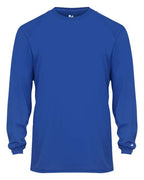 Badger Youth B-Core Long Sleeve T-Shirt - Royal