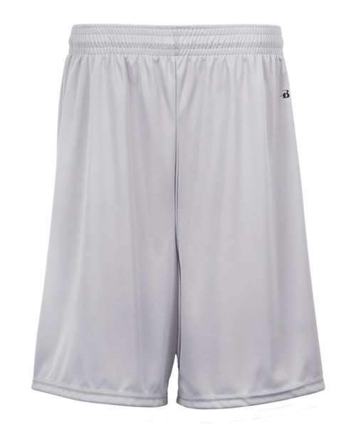 Badger Youth B-Dry 6" Shorts - Silver