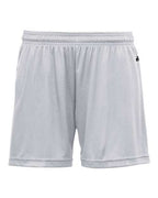 Badger Girls' B-Core Shorts - Silver
