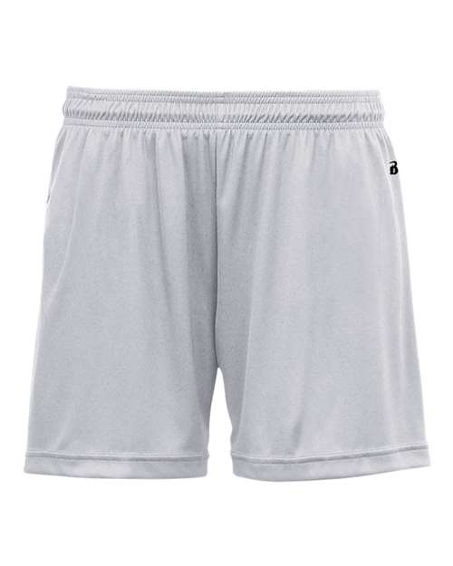 Badger Girls' B-Core Shorts - Silver
