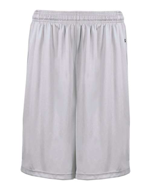 Badger Youth B-Core Pocketed Shorts - Silver