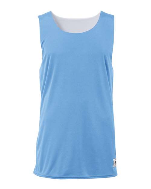 Badger Youth B-Core Reversible Tank Top - Columbia Blue/ White