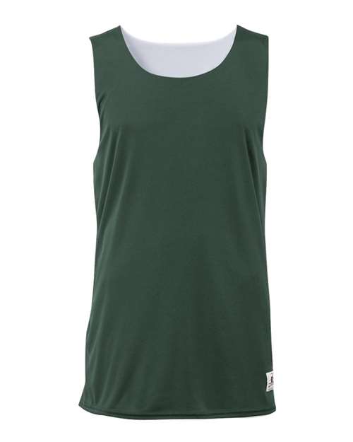Badger Youth B-Core Reversible Tank Top - Forest/ White