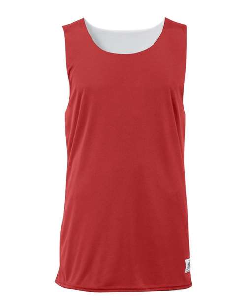 Badger Youth B-Core Reversible Tank Top - Red/ White