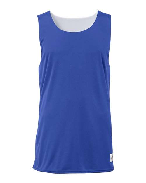 Badger Youth B-Core Reversible Tank Top - Royal/ White
