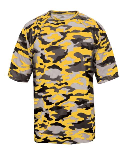 Badger Men's Camo T-Shirt (Part 1 of 2) - Gold