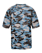Badger Men's Camo T-Shirt (Part 1 of 2) - Columbia Blue