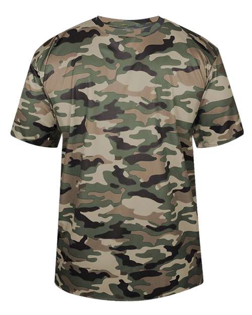 Badger Men's Camo T-Shirt (Part 1 of 2) - OD Green