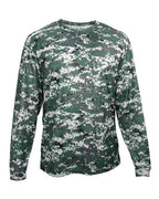 Badger Men's Digital Camo Long Sleeve T-Shirt (Part 1 of 2) - Forest Digital