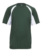 Badger Youth B-Core Hook T-Shirt - Forest/ White