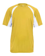 Badger Youth B-Core Hook T-Shirt - Gold/ White