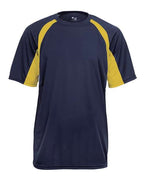 Badger Youth B-Core Hook T-Shirt - Navy/ Gold
