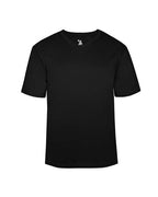 Badger Youth B-Core V-Neck T-Shirt - Black