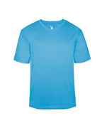 Badger Youth B-Core V-Neck T-Shirt - Columbia Blue