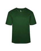 Badger Youth B-Core V-Neck T-Shirt - Forest