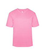Badger Youth B-Core V-Neck T-Shirt - Pink