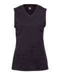 Badger Girls' B-Core Sleeveless T-Shirt - Black