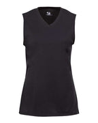 Badger Girls' B-Core Sleeveless T-Shirt - Black