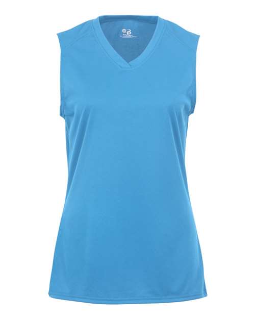 Badger Girls' B-Core Sleeveless T-Shirt - Columbia Blue