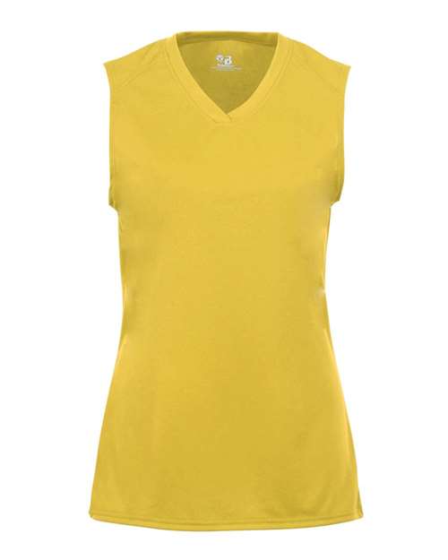 Badger Girls' B-Core Sleeveless T-Shirt - Gold