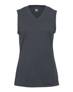 Badger Girls' B-Core Sleeveless T-Shirt - Graphite