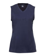 Badger Girls' B-Core Sleeveless T-Shirt - Navy