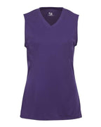 Badger Girls' B-Core Sleeveless T-Shirt - Purple