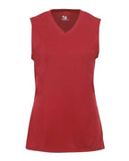 Badger Girls' B-Core Sleeveless T-Shirt - Red