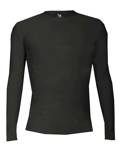 Badger Men's Pro-Compression Long Sleeve T-Shirt - Black