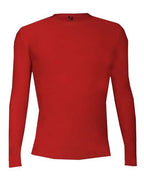 Badger Men's Pro-Compression Long Sleeve T-Shirt - Red