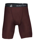 Badger Men's Pro-Compression Shorts - Maroon