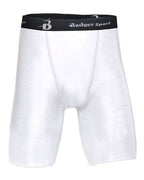 Badger Men's Pro-Compression Shorts - White